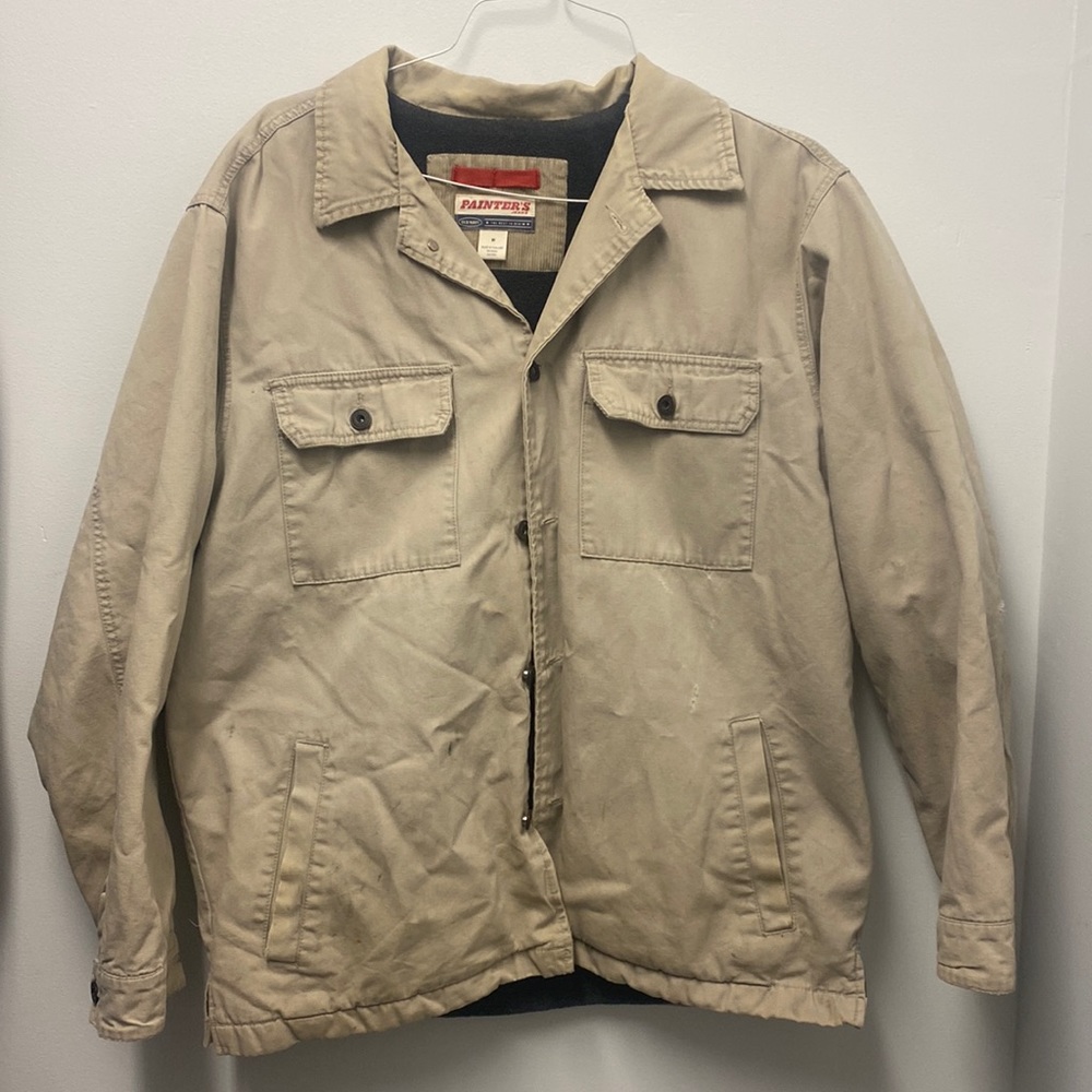 Vintage Old Navy painter's jeans jacket